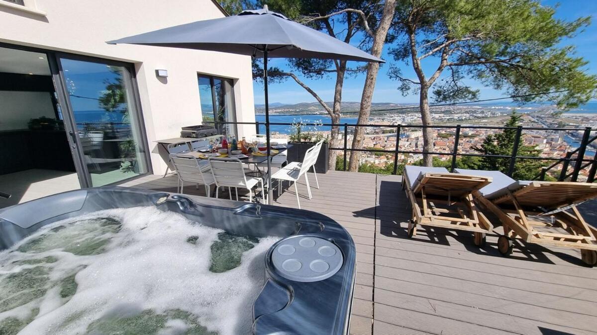 Villa Rouquier, Vue Panoramique, Et Port De Sete, Climatise, Jacuzzi *