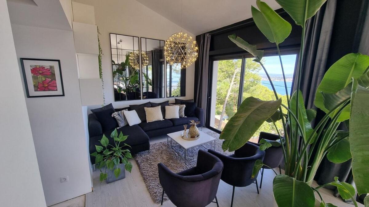 Villa Rouquier, Vue Panoramique, Et Port De Sete, Climatise, Jacuzzi Sète